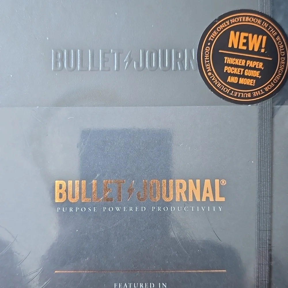 ❤️BUY 5 GET 3 FREE Bullet Journal Edition 2, Black, Retail $31.50US